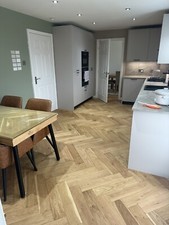 Herringbone Eichenbodenbelag