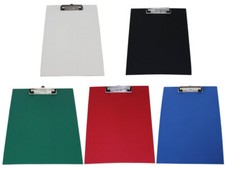Klemmbrett DIN A4 Schreibunterlage Schreibbrett Klemmbretter Mappe, PVC, Karton