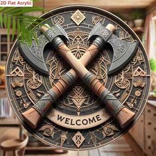 Wikinger Doppel Axt Welcome