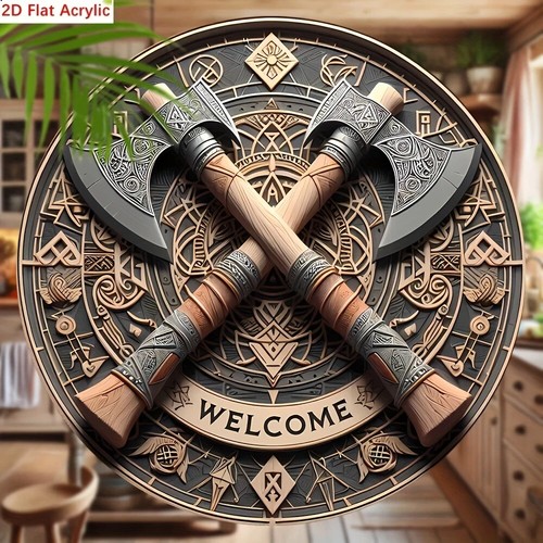 Wikinger doppel axt welcome - wikinger,