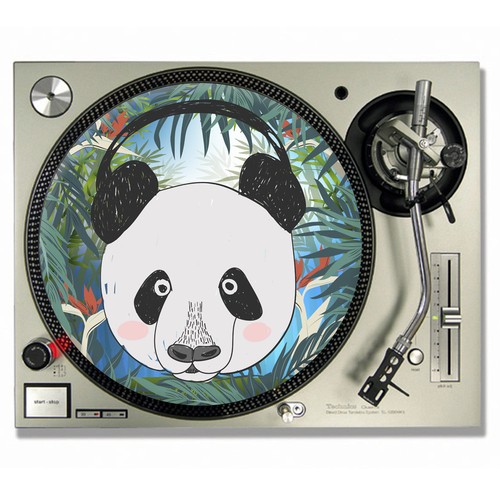 Panda vinyl slipmats - slipmats, /