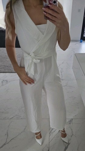 Sexy overall jumpsuit weiß - sexy,