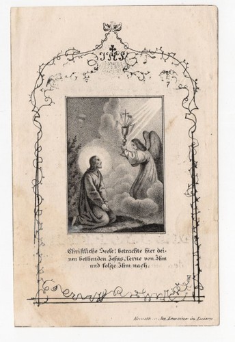 Heiligenbild betender jesus - heiligenbild,