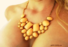 Sexy Statement Kette nude