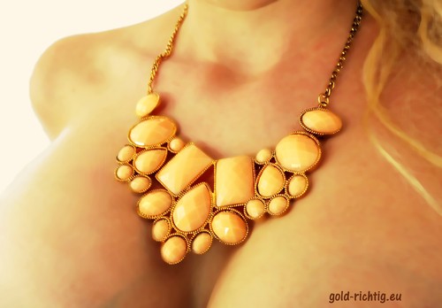 Sexy statement kette nude - statement,