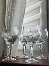 5x vintage wunderschöne Spiegelau Bleikristall Weingläser Schliff