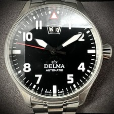Limitierte Delma Commander Big Date Automatik Herren Uhr, Ref.: 41702.720.6.038