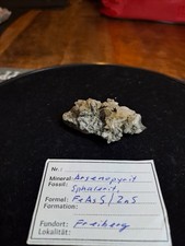 Arsenopyrit & Sphalerit Stufe Freiberg, Deutschland 21g Mineralien Sammlung