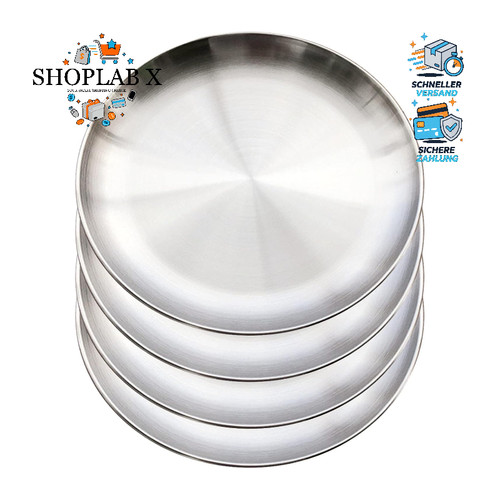 Edelstahl servierplatte oval - edelstahl,