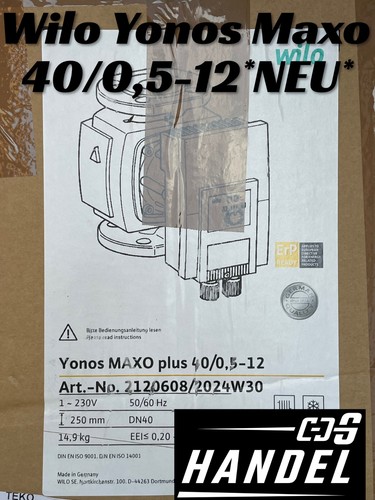 Wilo yonos maxo plus - yonos,