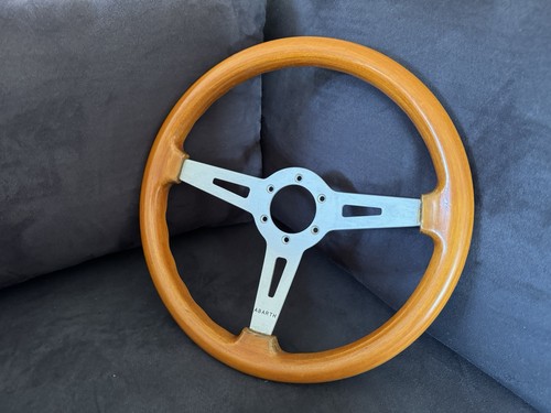 Abarth holzlenkrad 350mm - holzlenkrad,