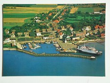 AK Postkarte ungelaufen Lohals Hafen Fähre Langeland Dänemark