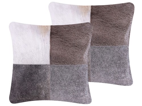 Dekokissen 2er set - dekokissen, grau
