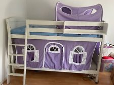 Etagenbett, mit Tunnel und Zubehör (lila)