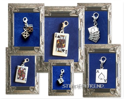 Charm anhänger spielkarten - charm,