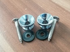 Fender Squier / Mustang  : 2 Gurtpins / Tragegurt - Knöpfe für E - Gitarre /2018