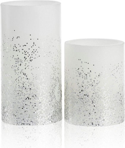 48008 glowing glitter candle - 48008,