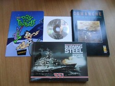 (PC) - MANIAC MANSION: DAY OF THE TENTACLE + BURNING STEEL + COMANCHE
