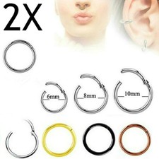 2X CLICKER SEPTUM PIERCING