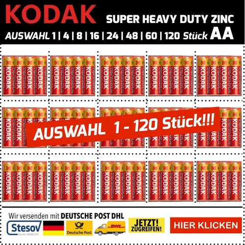 Kodak super heavy duty - kodak, aa