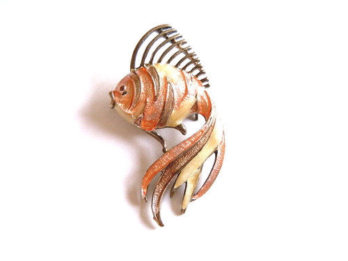 Brosche fisch email - brosche,