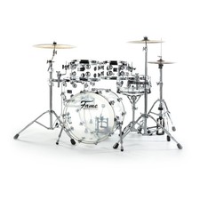 Fame Crystallica Stage Set Clear Acryl - Drum Kesselsatz