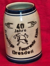 DDR Feuerwehr Bierkrug "40