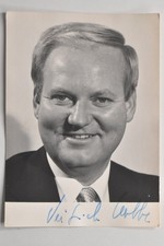 Dietrich Stobbe - SPD - original Autogramm -  - ca. 15x10cm - Autogrammkarte