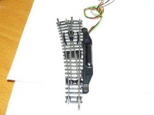 Roco 1 elektrische Weiche mit Weichenantrieb, Links 15' in s.g.  Zustand (2510)