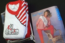 Vintage Frottee Anzug Schlaf