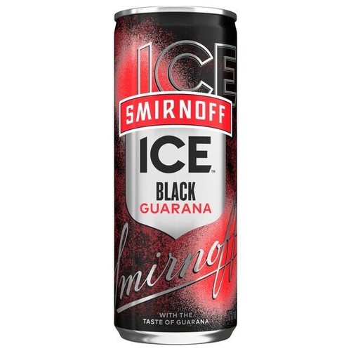 Smirnoff ice black guarana - smirnoff, 10%