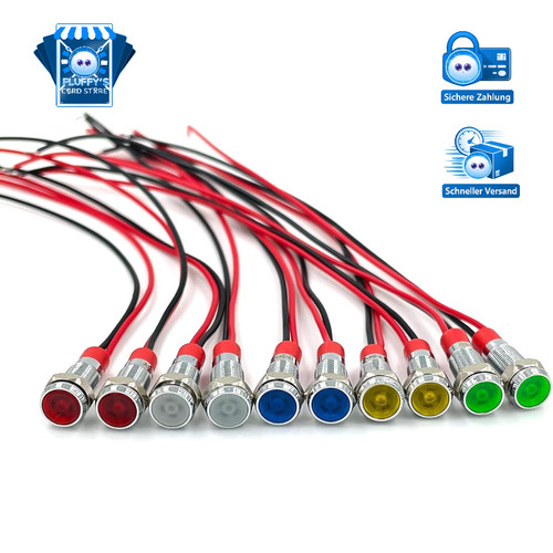 Kontrollleuchte set 12v - kontrollleuchte,