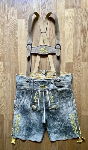 Trachtenlederhose hirschleder - trachtenlederhose,