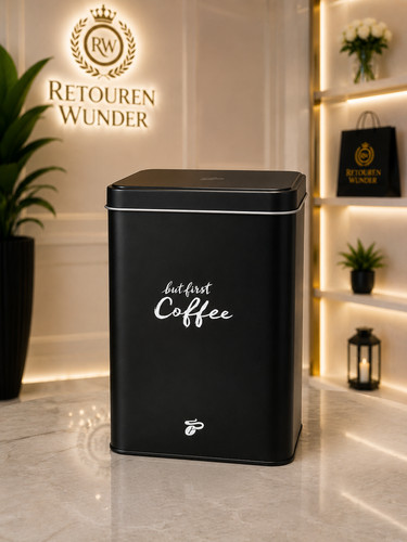 Tchibo kaffeedose schwarz - kaffeedose,