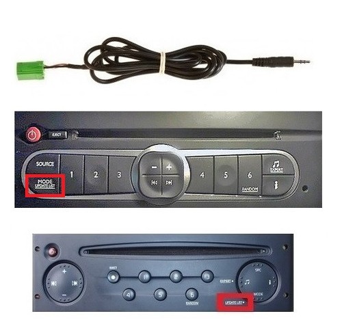 Mp3 aux kabel für renault - aux,