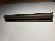 WASSERWAAGE BRONZE MESSING ROBUST ALT ANTIK METALL WAAGERECHT ANTIQUITÄT