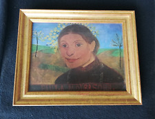 "Selbstbildnis vor blühenden