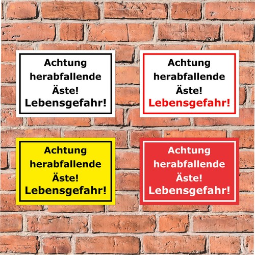 Schild wald achtung - schild,
