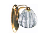 Wandlampe "Kristall" für