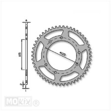 Kettenrad 46Z (RIEJU MRX/SMX