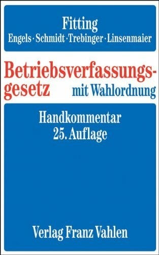 Betriebsverfassungsgesetz mit
