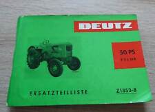 Deutz Schlepper F3L514 (50 PS) Ersatzteilliste