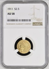 Gold 2,5 Dollar Indian Head