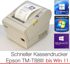BON / KASSENDRUCKER EPSON TM-T88III SERIEL+ USB WINDOWS 2000 XP 7 8 10 11 #88-2