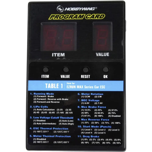 Hobbywing programmierbox - hobbywing,