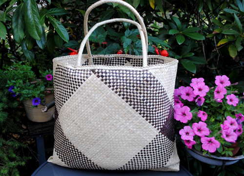Große basttasche - große,