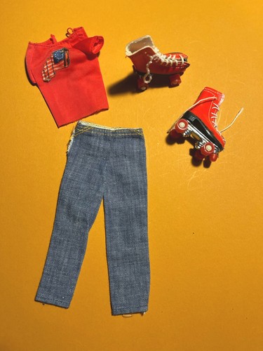 Barbie vintage rollerblade - barbie,