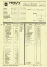 Datenblatt / Einstellen / Ersatzteile Solex 31 PICT-3 Vergaser VW Kurierwagen
