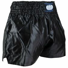 BAY® Thaiboxshorts Muay Thai Box Short Thaiboxen Kickboxhose schwarz black MMA