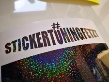 Autoaufkleber WUNSCHTEXT Black